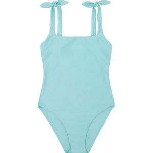 Minnow women's azul tie knot one piece